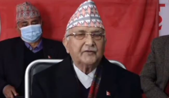 एमसीसी रोक्ने अधिकार सभामुख सापकोटालाई छैन: ओली 